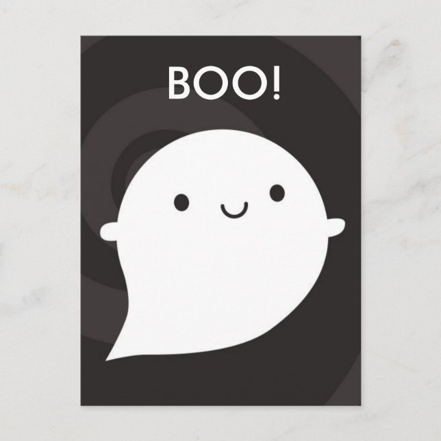 Happy Little Ghost Postcard (Front)