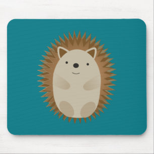 Happy Little Hedgehog Mouse Pad