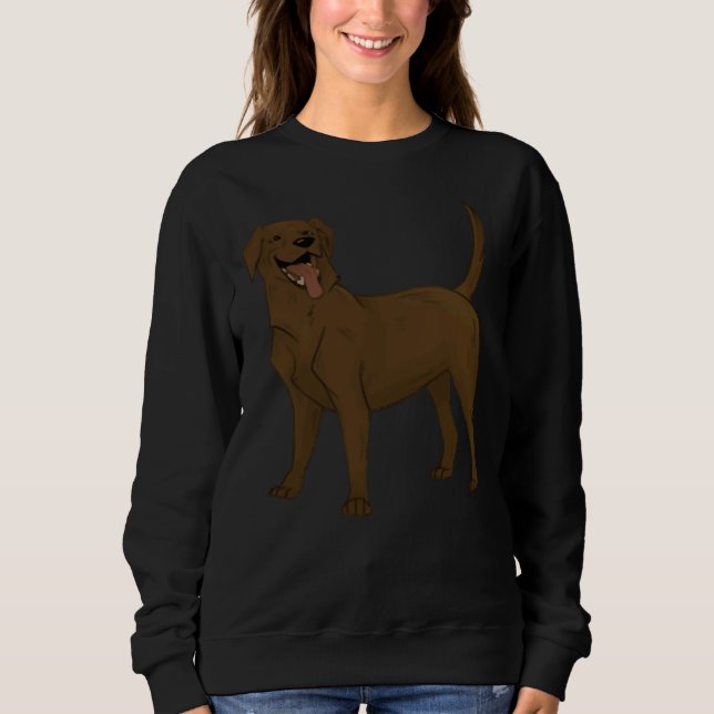 Happy Little Lab Sweatshirt (Front)