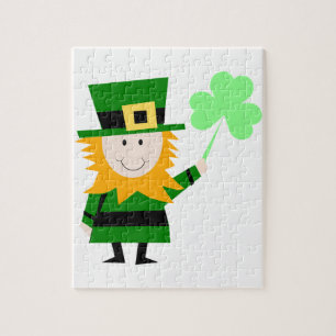 Happy Little Leprechaun Jigsaw Puzzle
