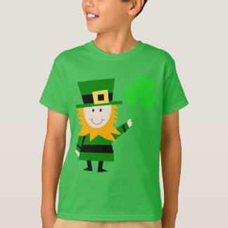 Happy Little Leprechaun Kids' Green T-Shirt