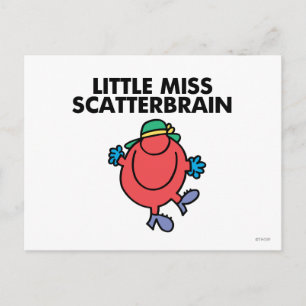 Happy Little Miss Scatterbrain Postcard