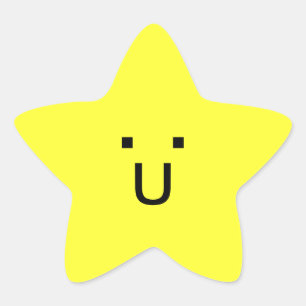 happy little star star sticker