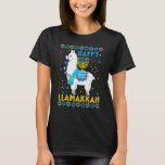 Happy Llamakkah Cute Jewish Llama Sunglasses Hanuk T-Shirt<br><div class="desc">Happy Llamakkah Cute Jewish Llama Sunglasses Hanukkah 3.</div>