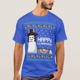 Happy Llamakkah Hanukkah Jewish Holiday Lover Cute T-Shirt