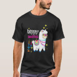 Happy Llamakkah Llama Candles Alpaca Menorah Jewis T-Shirt<br><div class="desc">Happy Llamakkah Llama Candles Alpaca Menorah Jewish 2021.</div>