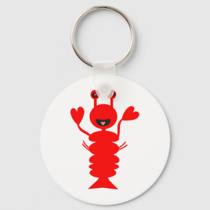 Happy Lobster Keychain