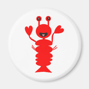 Happy Lobster Magnet