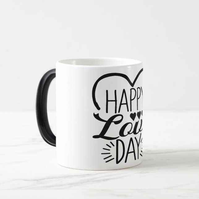 happy love day magic mug (Front Left)