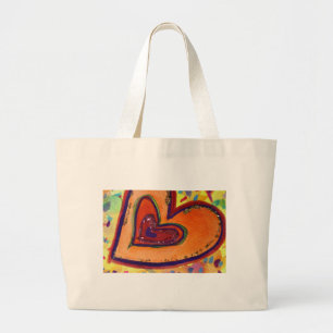 Happy Love Hearts Art Sac fourre-tout inspirationn
