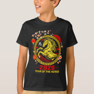 Happy Lunar Chinese New Year Of The Horse 2026 Zod T-Shirt