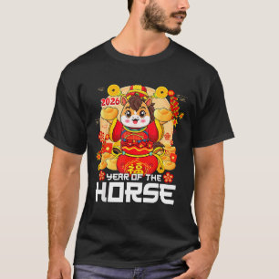 Happy Lunar Chinese New Year Of The Horse 2026 Zod T-Shirt