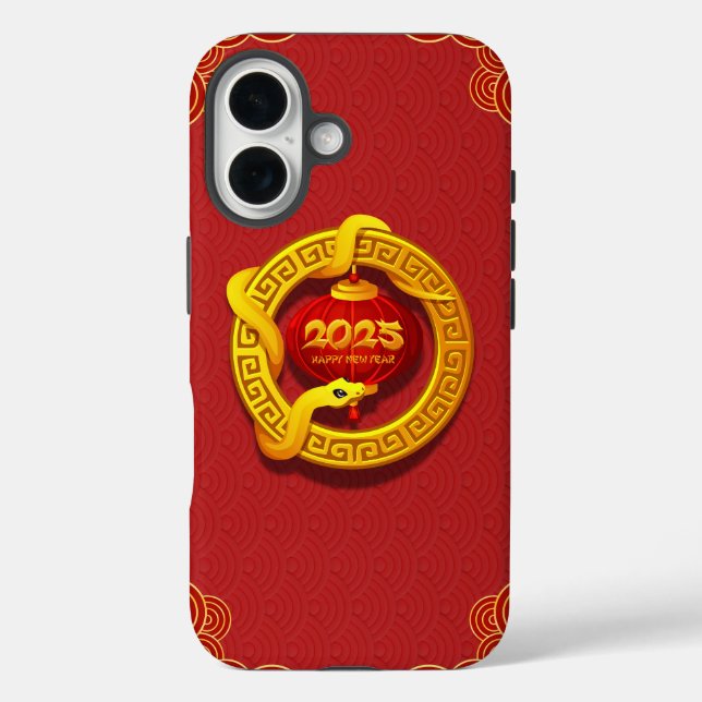 Happy Lunar New Year 2025, The Year of The Snake Case-Mate iPhone Case (Back)