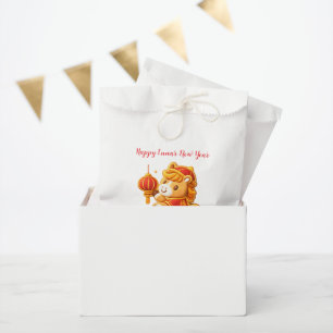 Happy Lunar new year horse Favour Bag