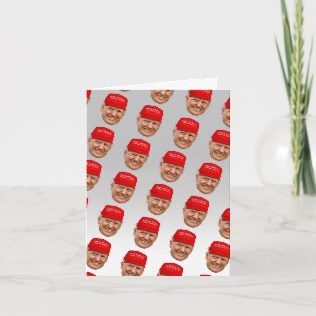 Happy Magadays from Donald Trump Card (Front)