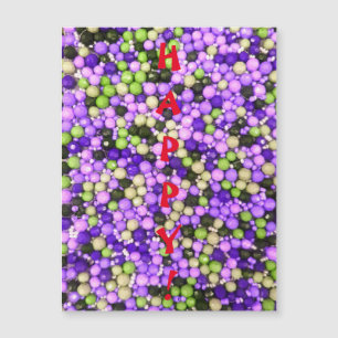 HAPPY! Magnetic Greeting Card