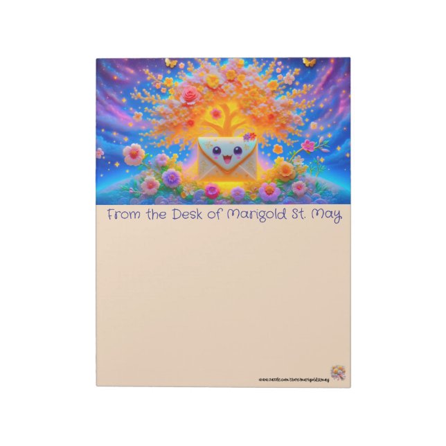 Happy Mail Envelope Notepad (Rotated)