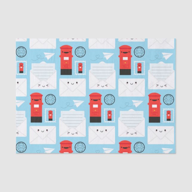 Happy Mail - Kawaii Post Tissue Paper (Front)