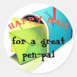 Happy Mail Pen Pal autocollant