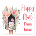 Happy Mail Personalized Stickers