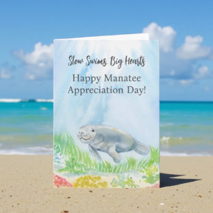 Happy Manatee Appreciation Day Card