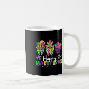 Happy Mardi Gras Dental Squad Dentist Teeth Carniv Coffee Mug