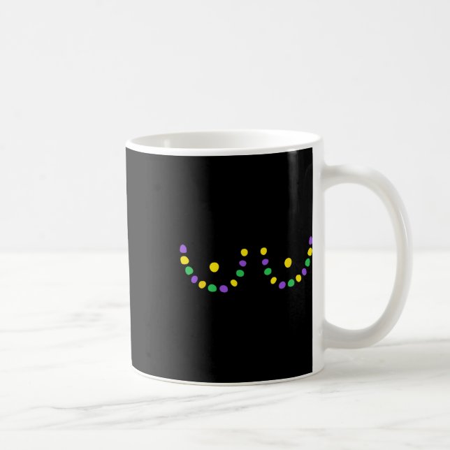 Happy Mardi Gras Funny  Coffee Mug (Right)