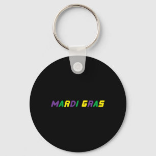 Happy Mardi Gras Louisiana Carnival New Orlean Men Keychain