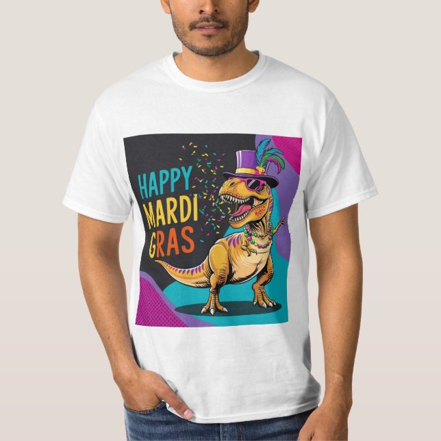 Happy Mardi Gras T-Shirt (Front)