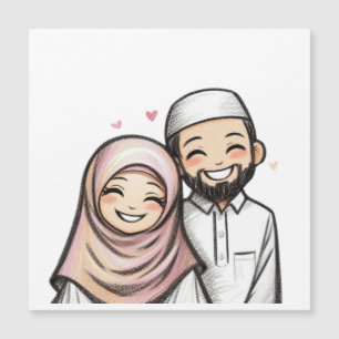 Happy Married Muslim Couple