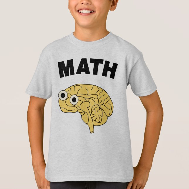 Happy Math Brain T-Shirt (Front)