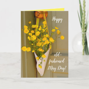 Happy May Day, Yellow Flowers Card