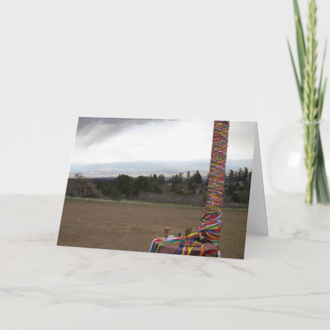 Happy Mayday Greeting Card (Front)