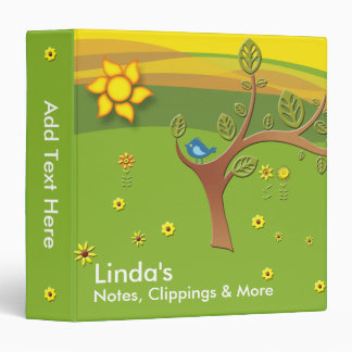 Happy Meadow Binder - For Notes, Clippings & More