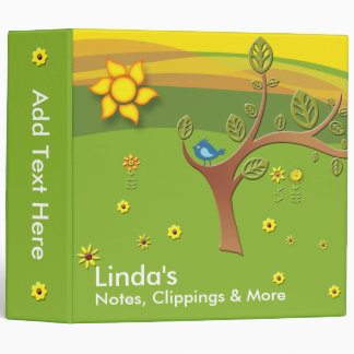 Happy Meadow Classeur - Pour Notes, Clippings & Pl