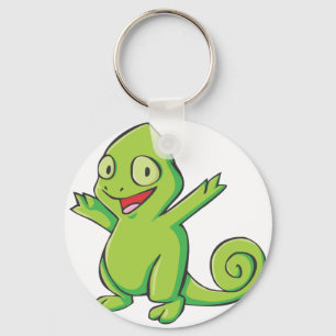 Happy Meller’s Chameleon Cartoon Keychain
