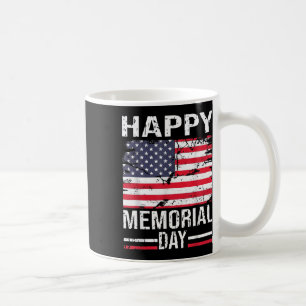 Happy Memorial Day Usa Flag, Gifr For Him  Coffee Mug