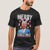 Happy Merry Christmas Funny Biden Confused for Eas