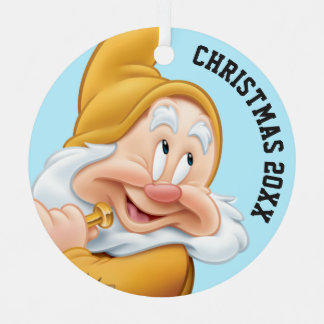 Happy Metal Ornament