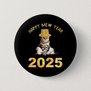 Happy Mew Year 2025 2 Inch Round Button