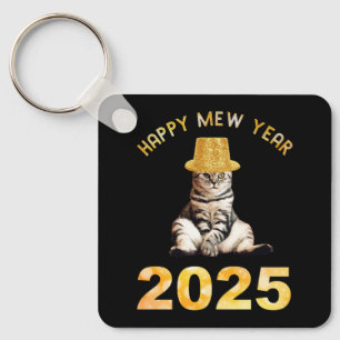 Happy Mew Year 2025 Keychain