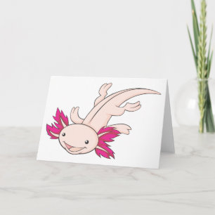 Happy Mexican Axolotl Card