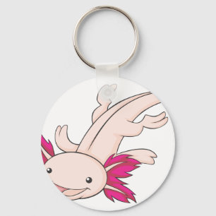 Happy Mexican Axolotl Keychain