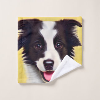 Happy mignon Bordure Collie Puppy