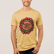 Happy Mind Happy Life Motivational Graphic design