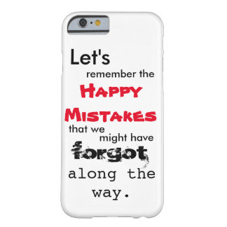 Happy Mistakes Lyrics iPhone 6 Coque