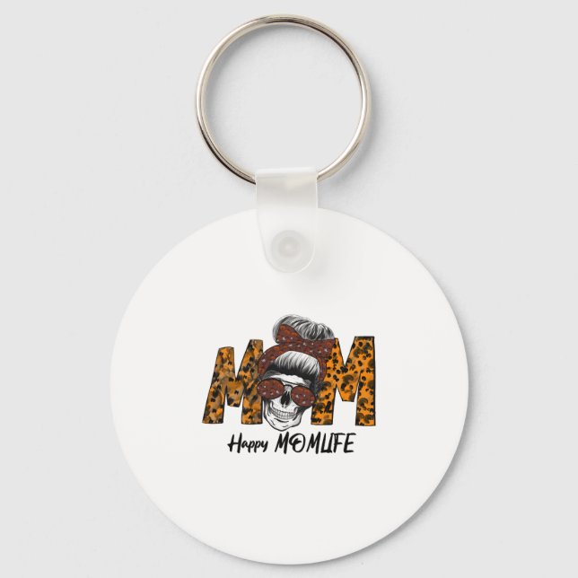 Happy Momlife halloween day 2021 Keychain (Front)