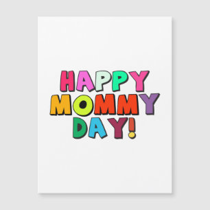 Happy Mommy Day Funny Quote Colourful Text