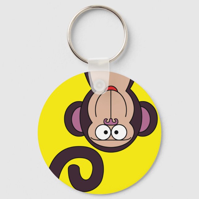 HAPPY MONKEY KEYCHAIN (Front)