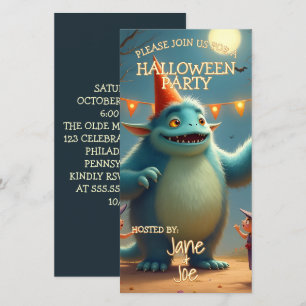 Happy Monster Halloween Party for Kids